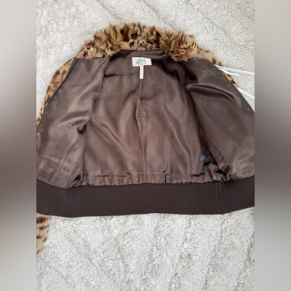 Vintage Guess Leopard Printed Rabbit Jacket - Picture 4 of 7